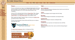 Desktop Screenshot of catholicliturgy.com